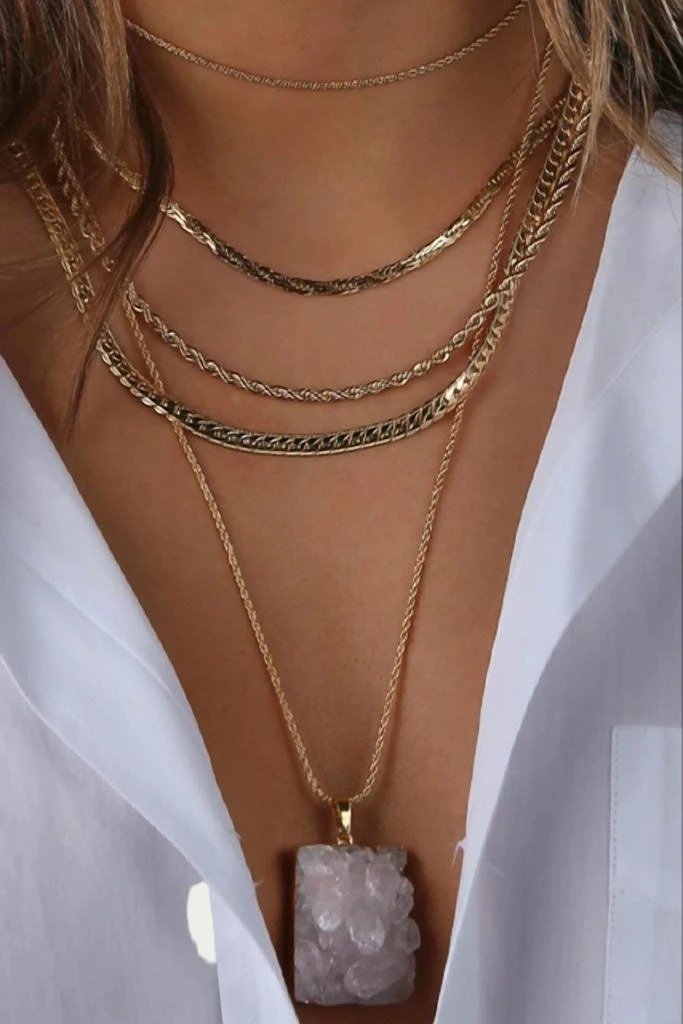 Crystal Haze Crystal Haze - DOUBLE ROPE CHAIN NECKLACE 4