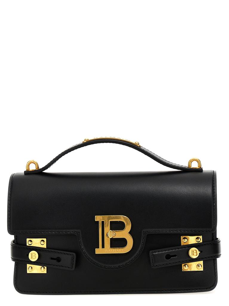 【Balmain】1945 SOFT HOBO LARGE-PB EMB CRINKLED LTH◆EN1BT92 1945 Soft Hobo bag in embossed crinkled calfskin with a PB