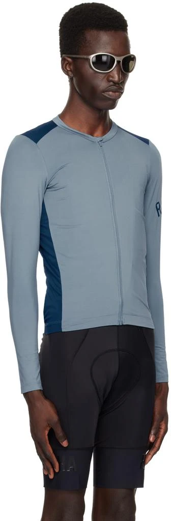 Rapha Blue Lightweight Long Sleeve T-Shirt 2