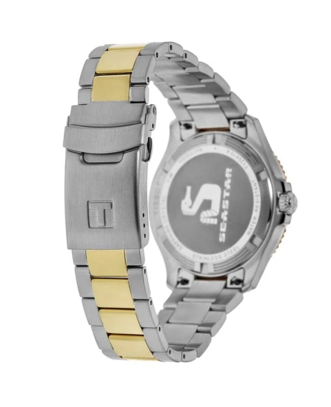 Tissot Tissot Seastar 1000 Quartz Black Dial Two-Tone Steel Men's Watch T120.410.22.051.00 4