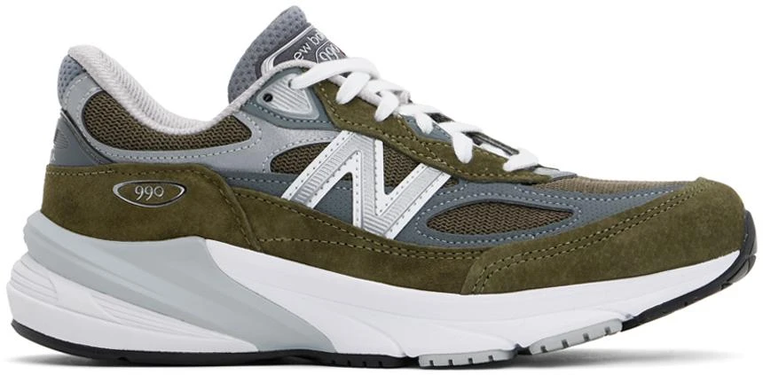 New Balance Green Made in USA 990v6 Sneakers 1