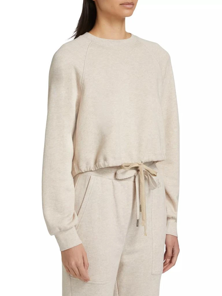 Ulla Johnson Hadley Fleece Drawstring Sweatshirt 4