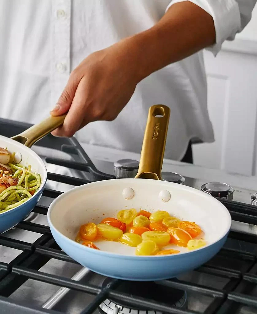 Greenpan Reserve Hard Anodized Aluminum, Stainless Steel 3 Piece Nonstick Frying Pan Set 8