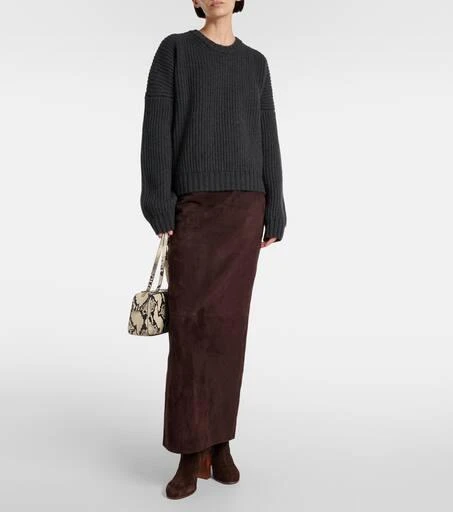 Khaite Manuela ribbed-knit cashmere sweater 2