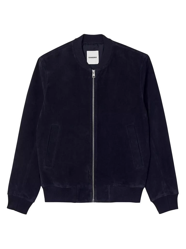 Sandro Suede Leather Jacket 1