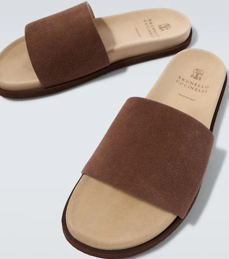 Brunello Cucinelli Suede slides 3