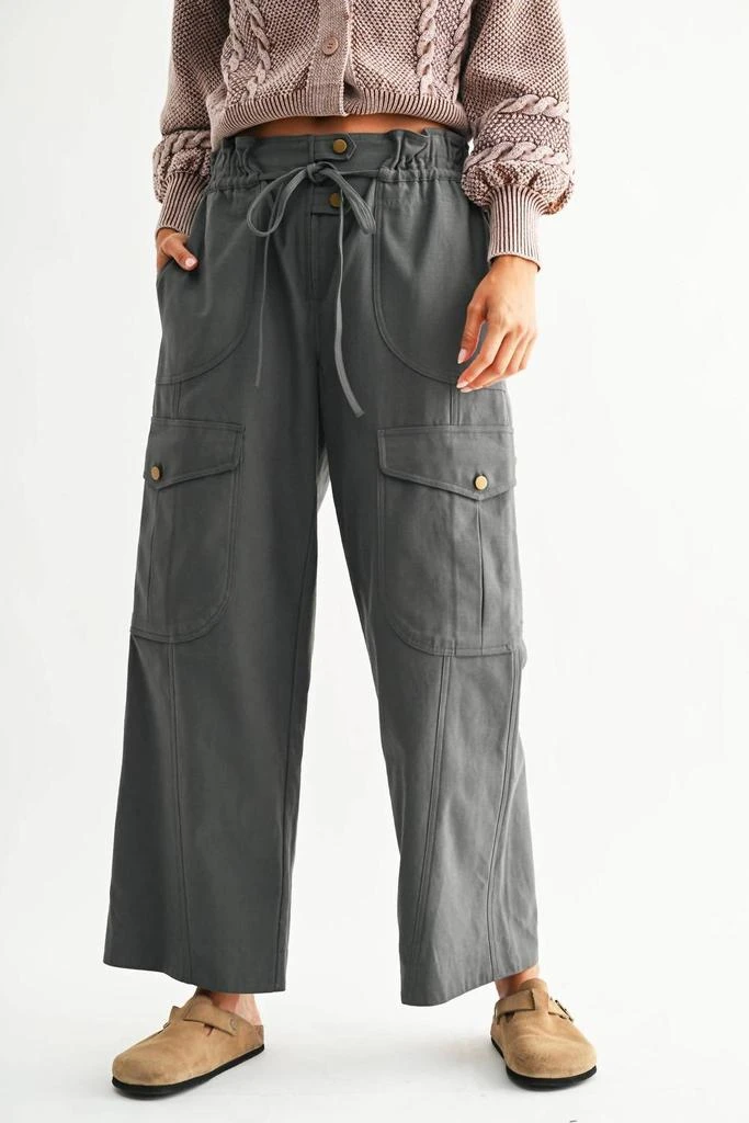 Camellia Camellia - Wide-leg Cargo Utility Trousers 8