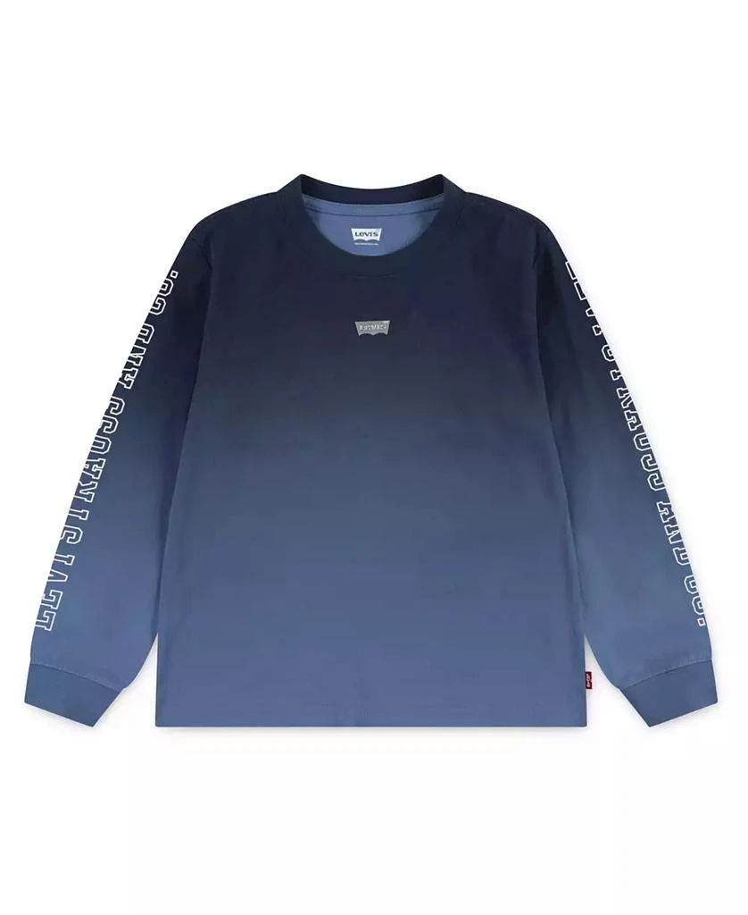Levi's Toddler and Little Boys Ombre Print Long Sleeve T-Shirt 1