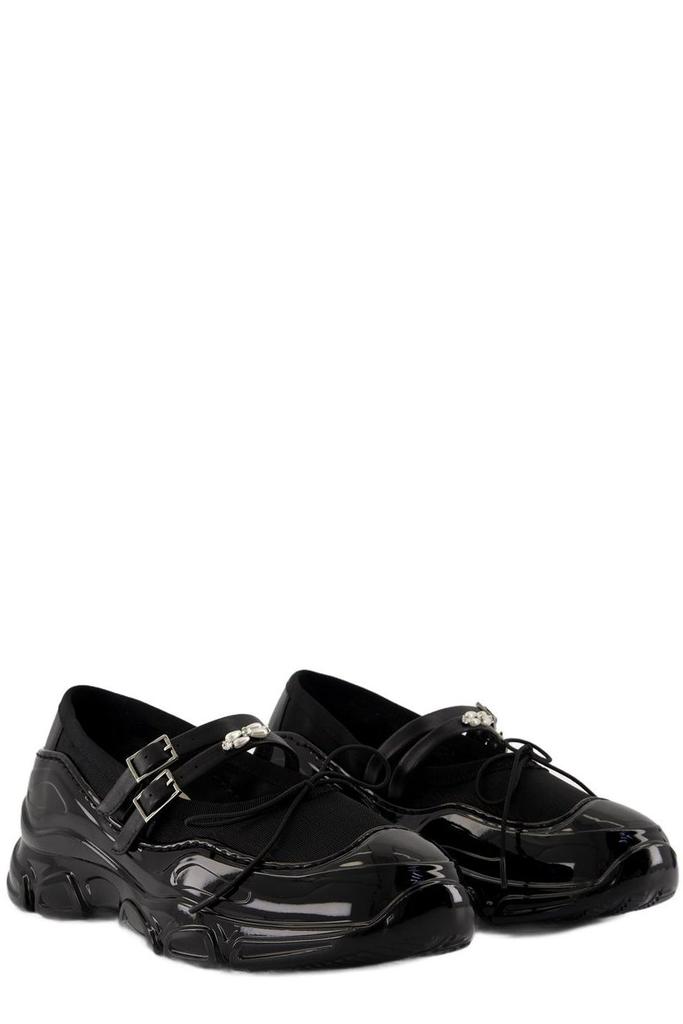 Simone Rocha Simone Rocha Embellished Buckled Tracker Ballerinas