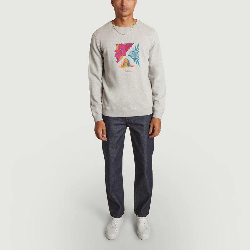 Kulte Tropical Sweatshirt Light Grey KULTE 4