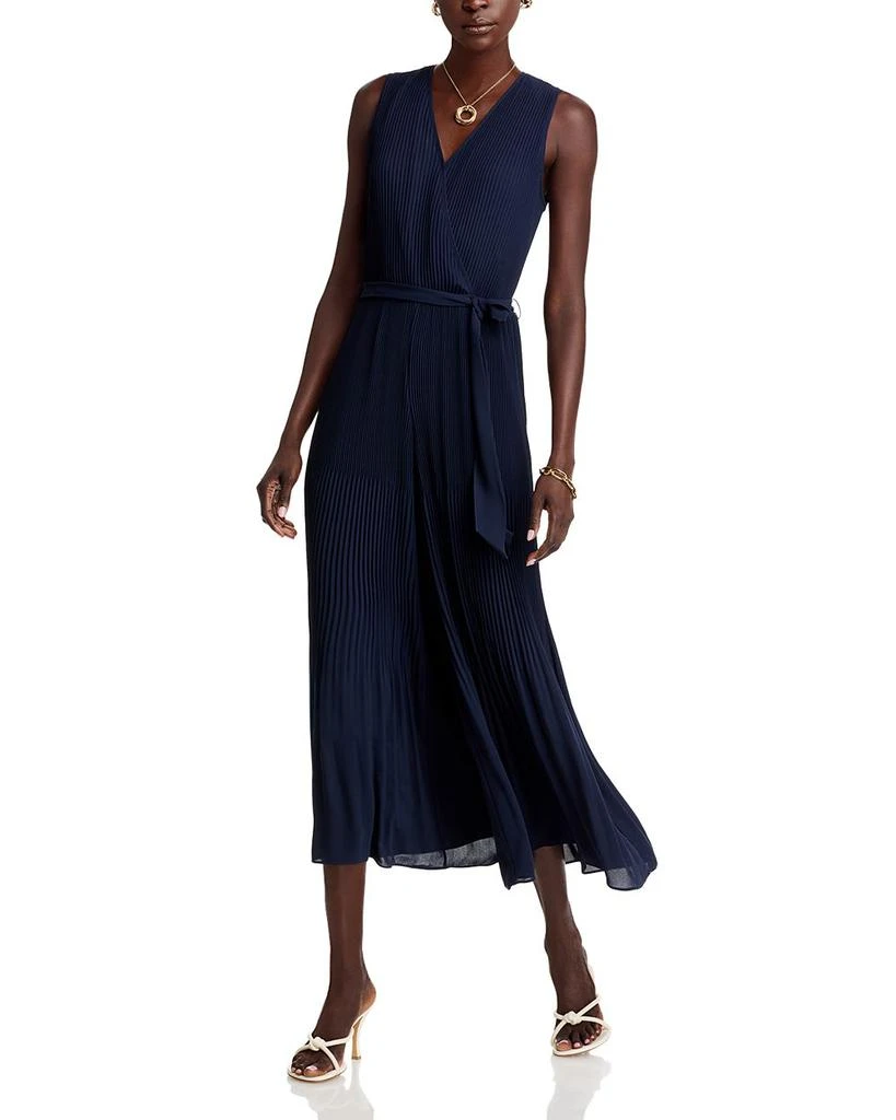 T Tahari Pleated Jumpsuit 1