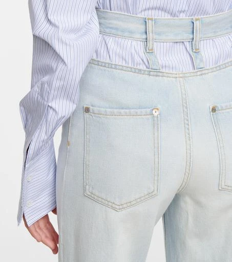 MAISON MARGIELA Cutout high-rise wide-leg jeans 5