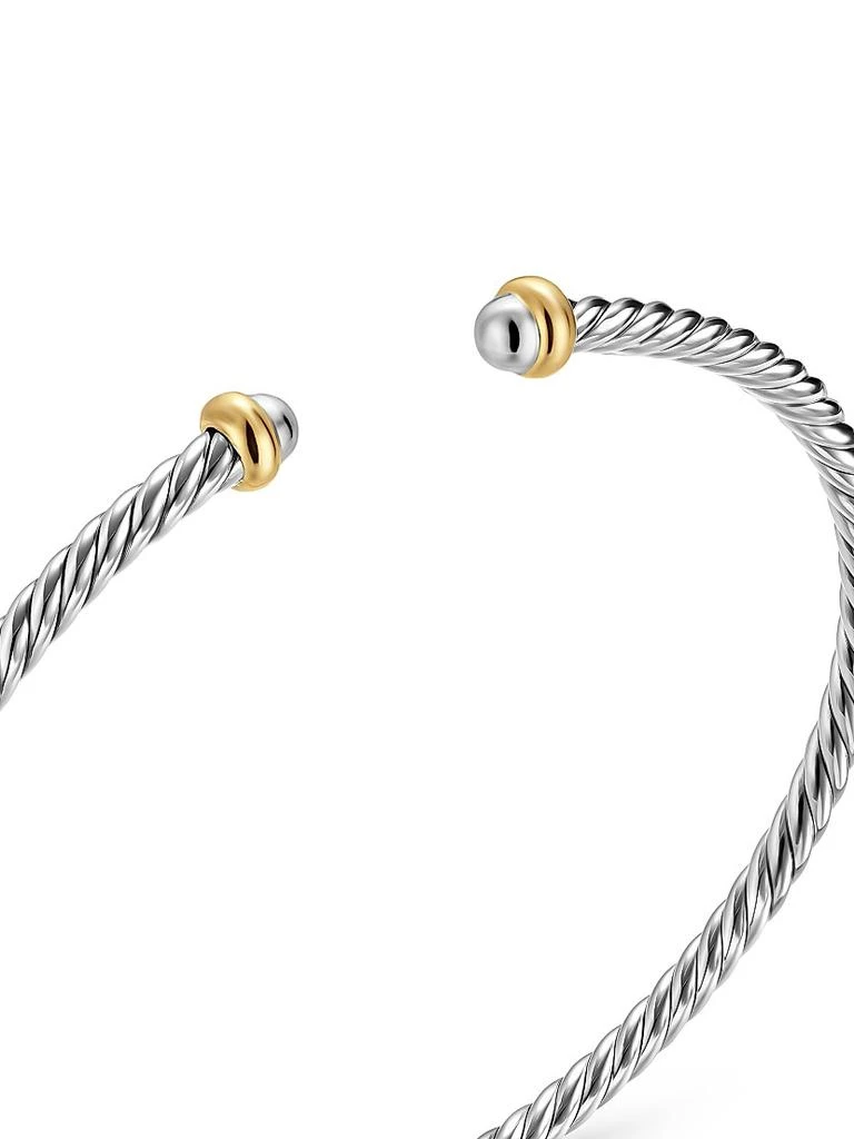 David Yurman Micro Cable Flex Bracelet in Sterling Silver 4