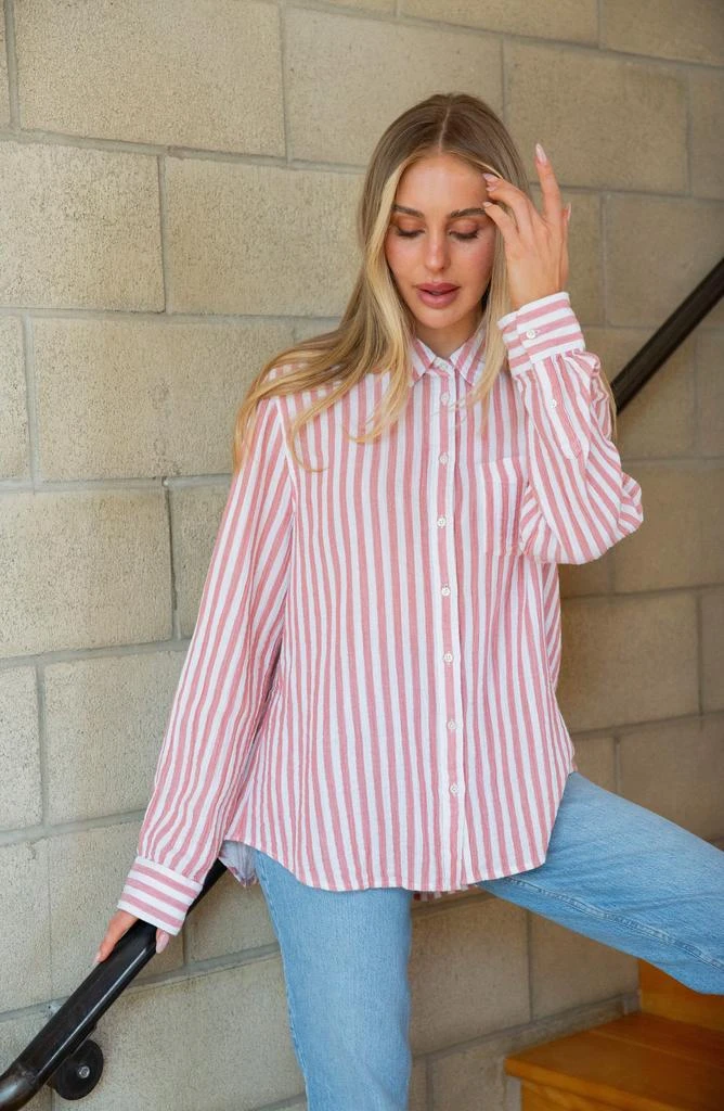 Treasure & Bond Casual Button-Up Shirt 2