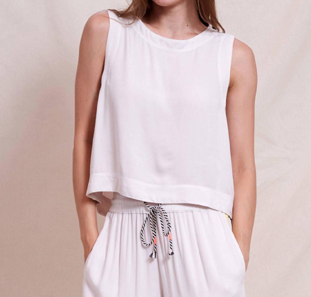 Sundry Sundry - Cropped Shell Sleeveless Top