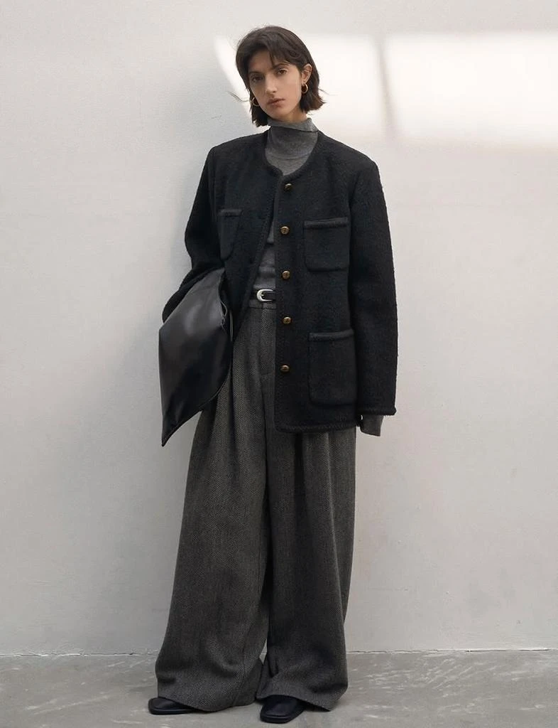 Pixie Market Tweed Button Jacket 4