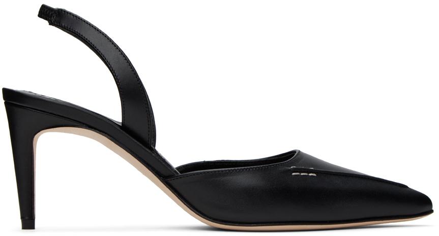 Manolo Blahnik Black Homerasli Heels