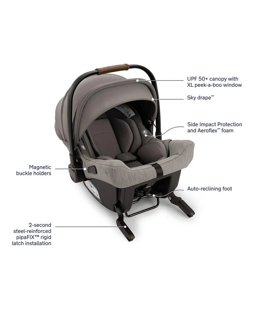 Nuna TRVL LX Stroller & PIPA Urbn Infant Car Seat Travel System 7
