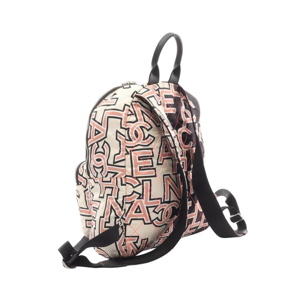 Chanel ivory pink Canvas Backpack (Pre-Owned) 2