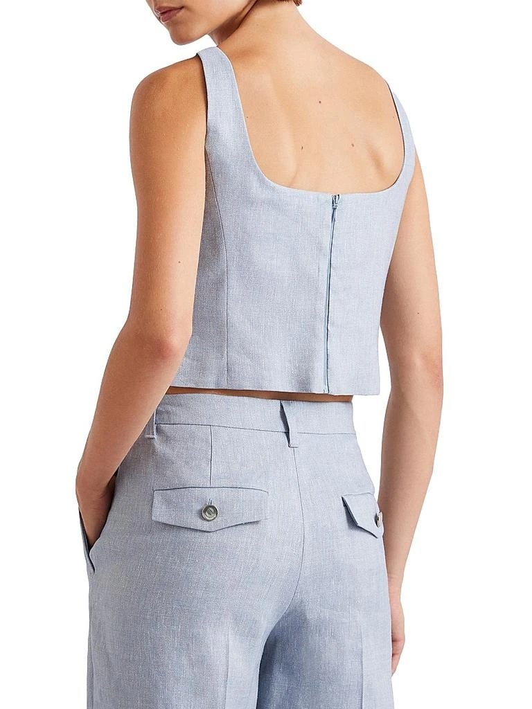 Marella Stretch Linen and Viscose Top 3