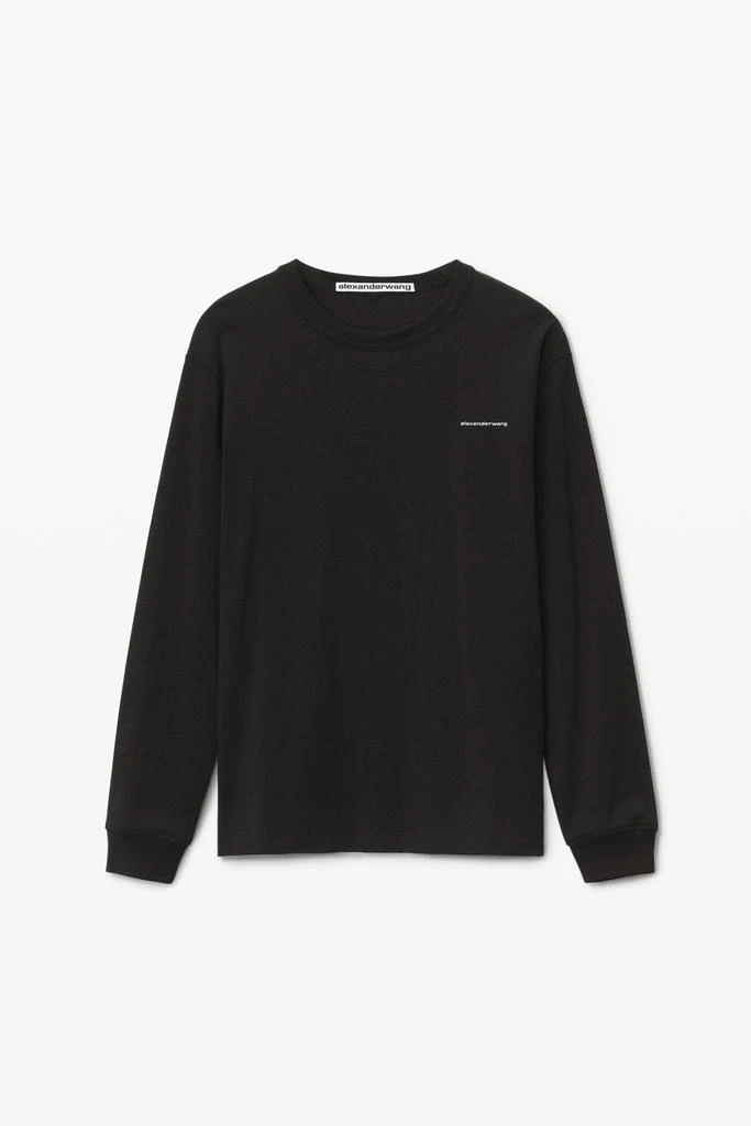 Alexander Wang LONG SLEEVE TEE IN HIGH TWIST JERSEY 2