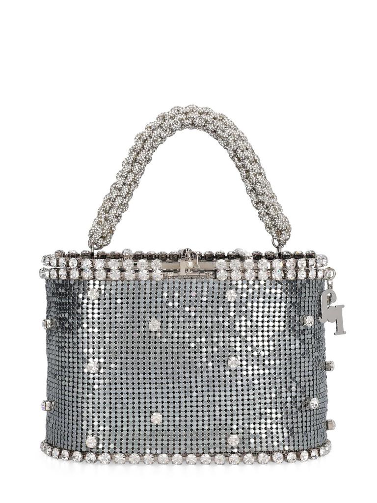 ROSANTICA Holli Metal Top Handle Bag