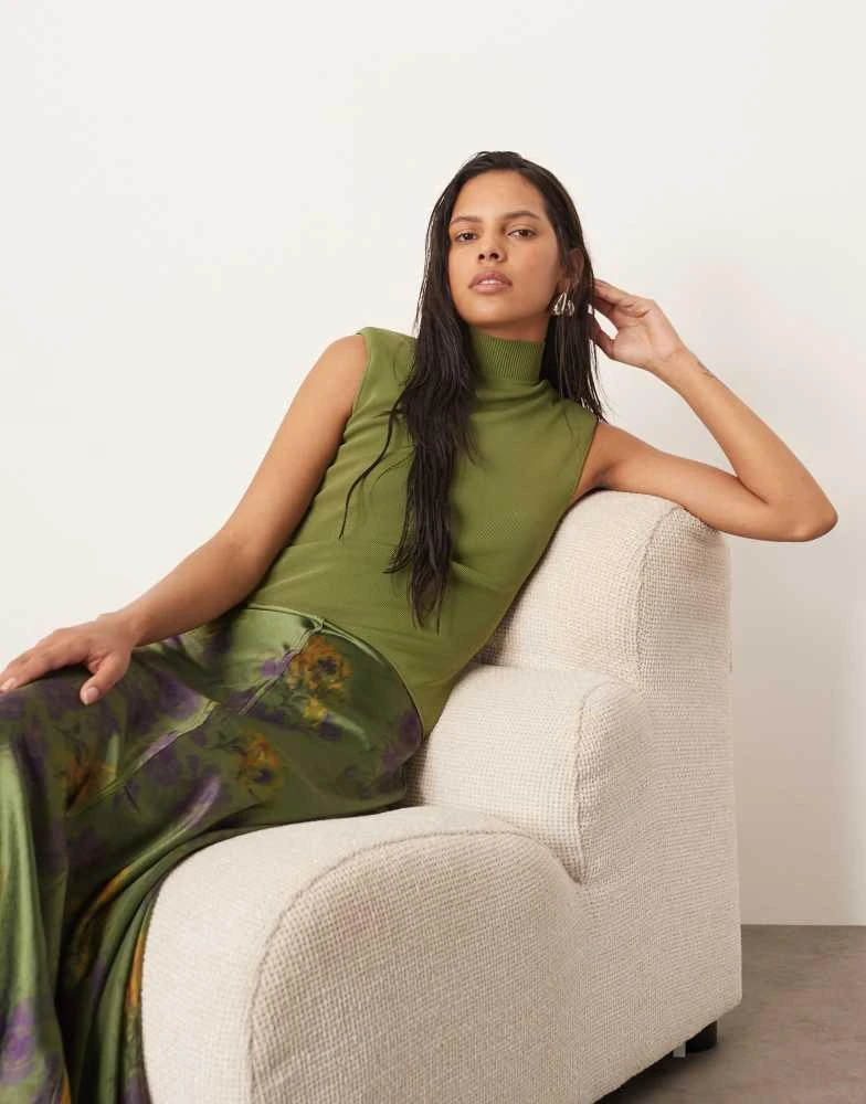 ARRANGE knit drop waist midi dress with satin skirt in inky floral  On  Sale Now with Up to 70% Off | Discover Exclusive Deals & Savings at  BeyondStyle  Authentic ARRANGE