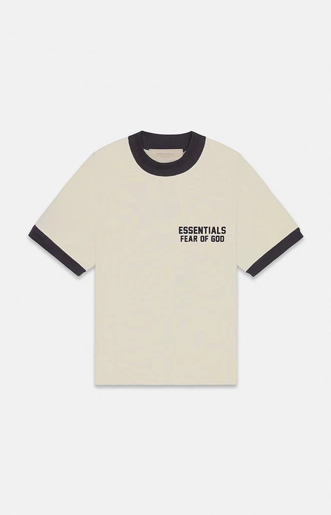 Essentials Wheat Ringer T-Shirt 1