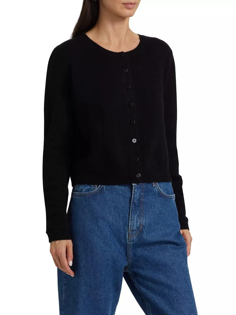 Reformation Clara Cashmere & Wool Crewneck Cardigan 4