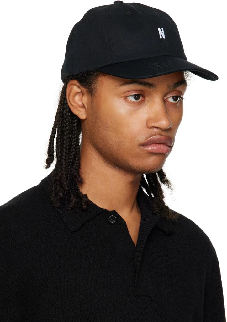 NORSE PROJECTS Black Sports Cap 2