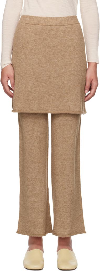 LAUREN MANOOGIAN Tan Layer Lounge Pants
