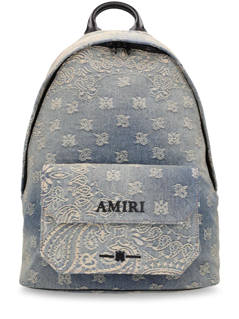 AMIRI Bandana Jacquard Cotton Backpack - Backpacks - Save