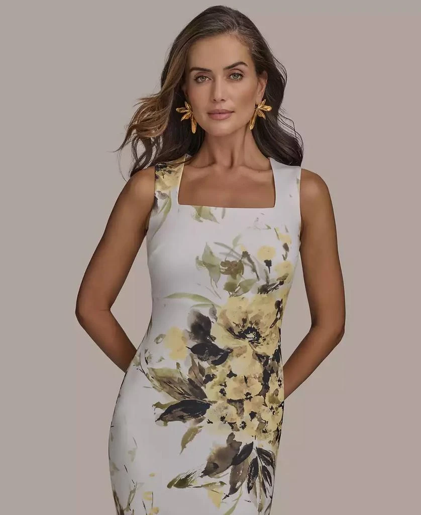 Donna Karan Women's Floral-Print Sheath Dress 6