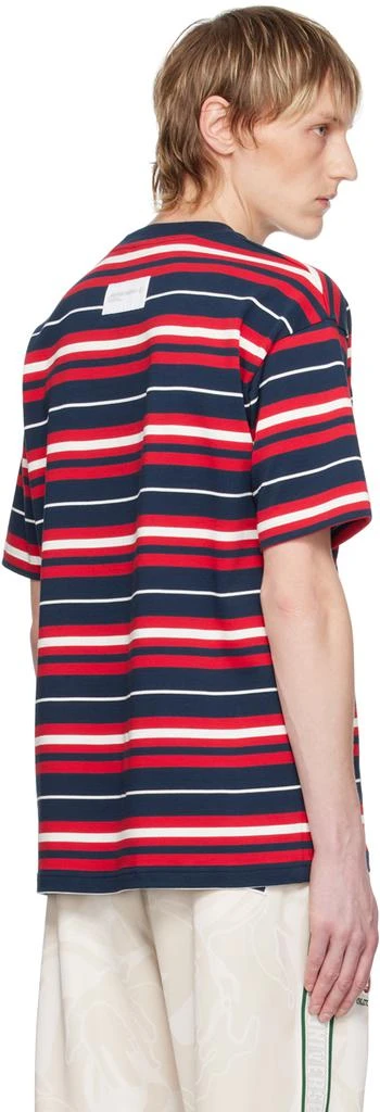 AAPE by A Bathing Ape Navy & Red Striped T-Shirt 3