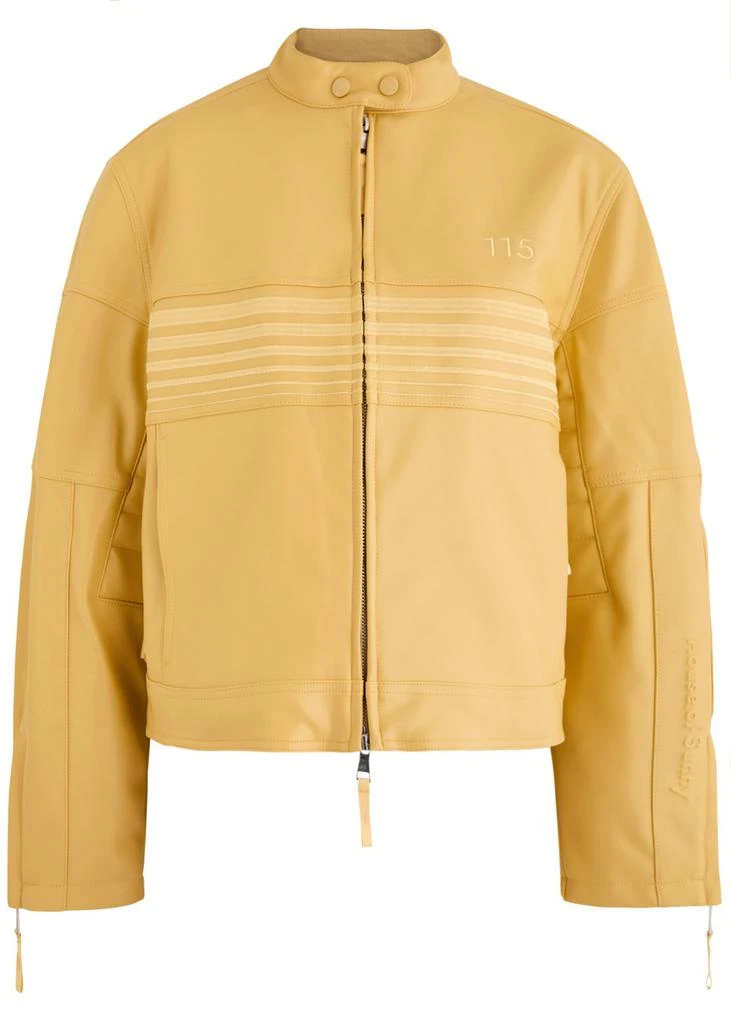 House Of Sunny The Racer embroidered faux leather jacket 1