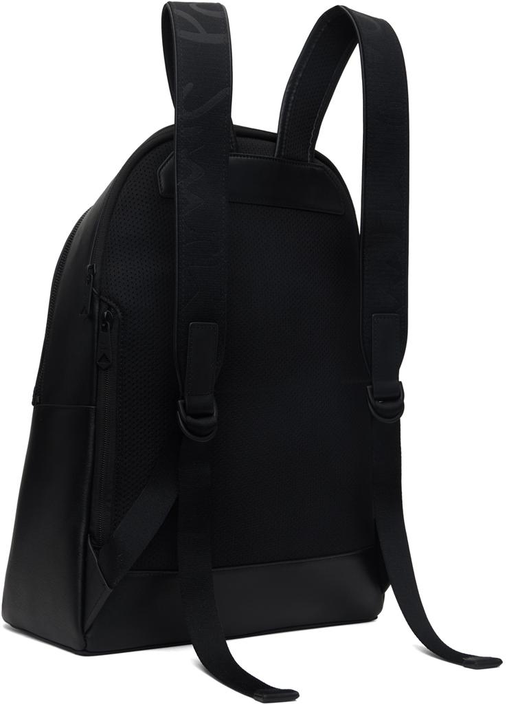 Black Embossed Leather Backpack – On Sale Now with Up to 47