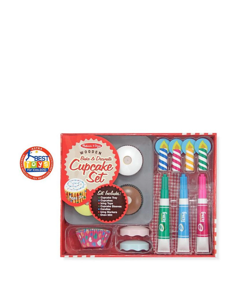 Melissa & Doug Bake & Decorate Cupcake Set - Ages 3+ 3