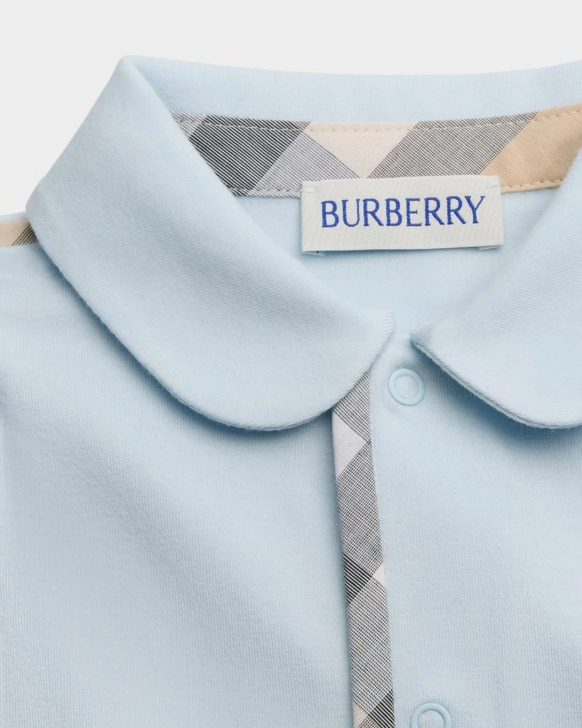 Burberry Boy
s Hamilton Footie, Bib, and Hat Gift Set, Size 1M-12M 3