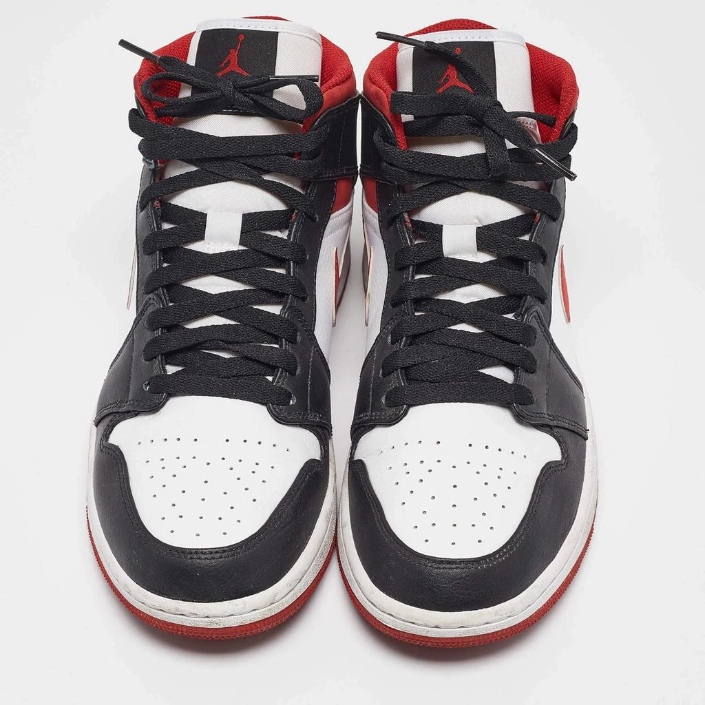 Jordan Air Jordans Multicolor Leather Jordan 1 Mid Gym Red Black White Sneakers Size 43 3