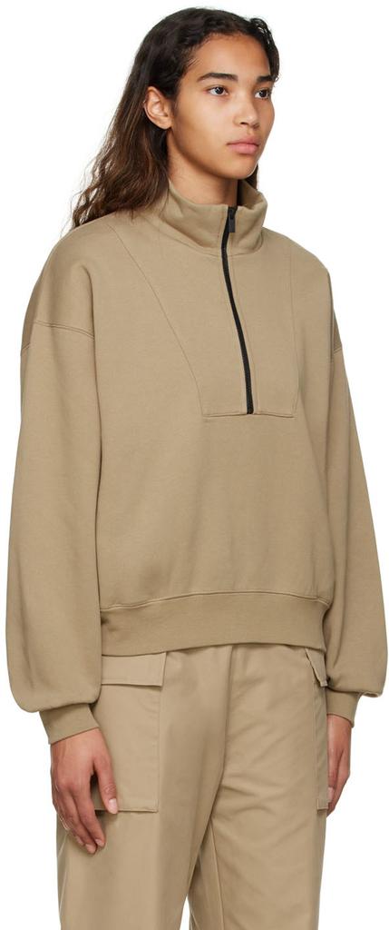 Fear of God ESSENTIALS Tan Cotton Sweatshirt