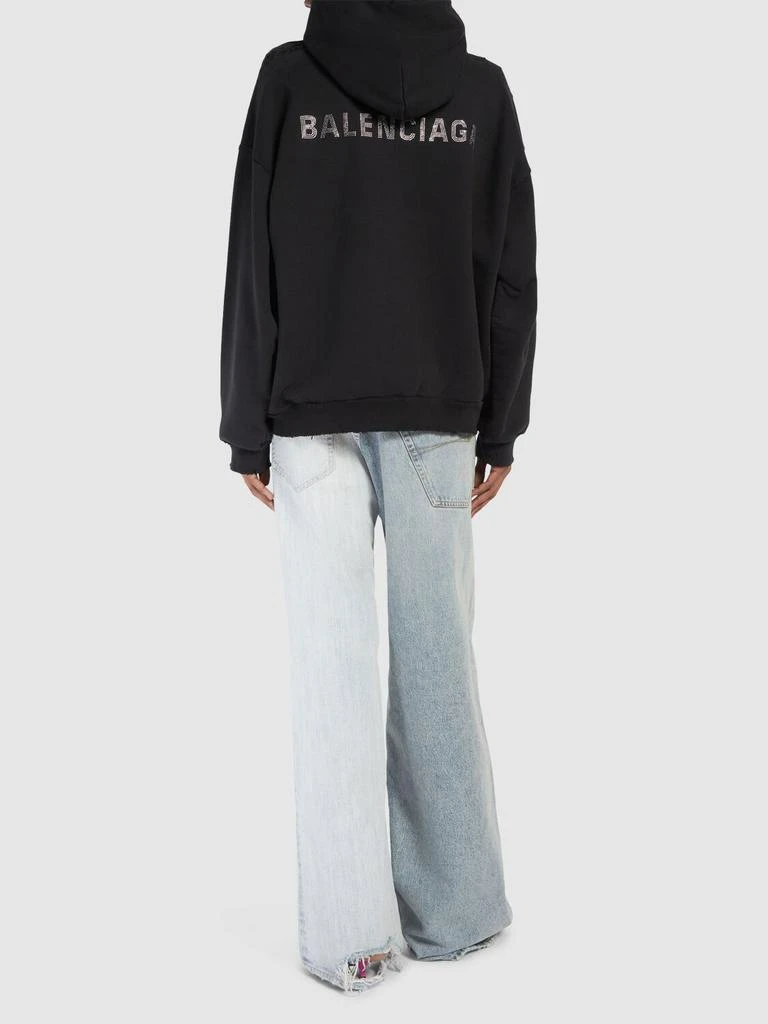 Balenciaga Medium Fit Destroyed Sweatshirt Hoodie 1