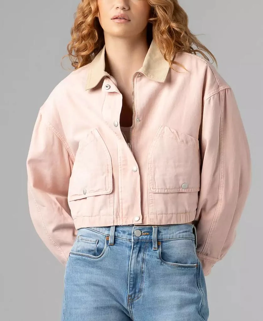 Blank NYC Women
s Cropped Barn Jacket