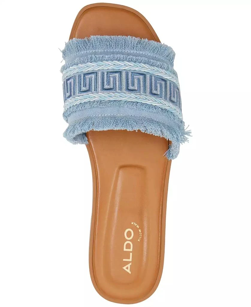 ALDO Women's Nalani Fringe Slide Sandals 4