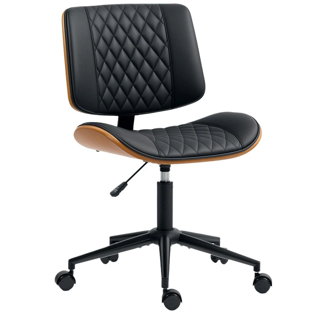 Hivvago Home Desk Chair with Wheels, 360° Swivel, and Adjustable Height