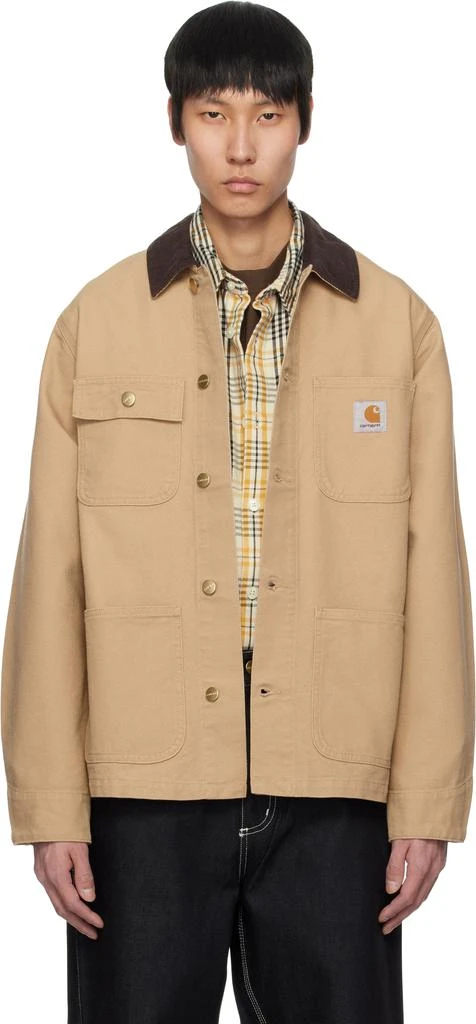 Carhartt WIP Beige Spring Michigan Chore Jacket 1