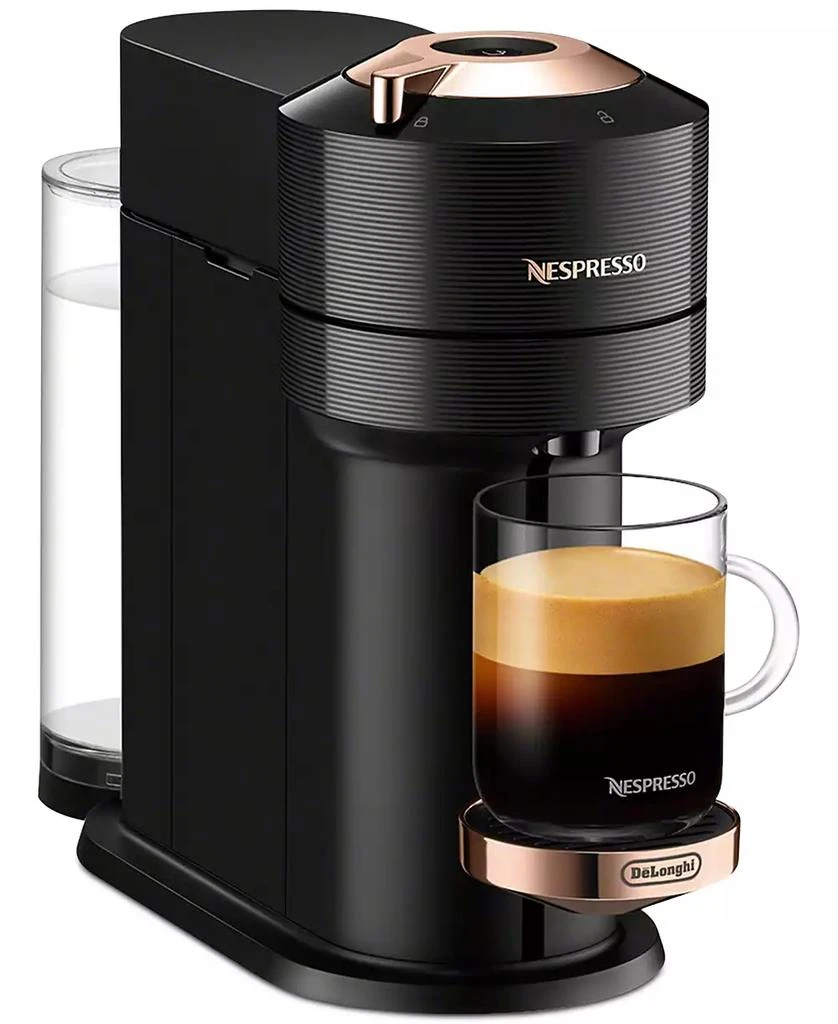 Nespresso Vertuo Next Premium Coffee and Espresso Machine by De
Longhi in Black Rose Gold 1