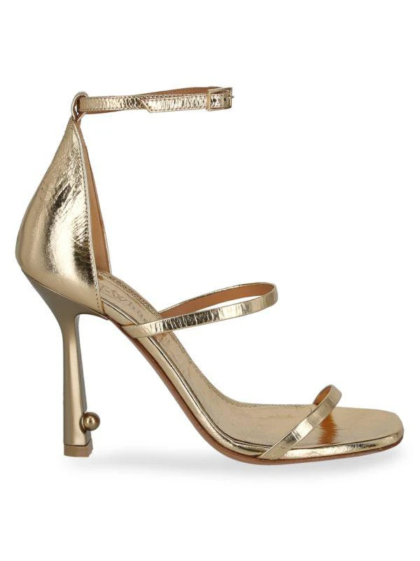 Off-White Lollipop 100MM Strappy High-Heel Sandals Shoes Free