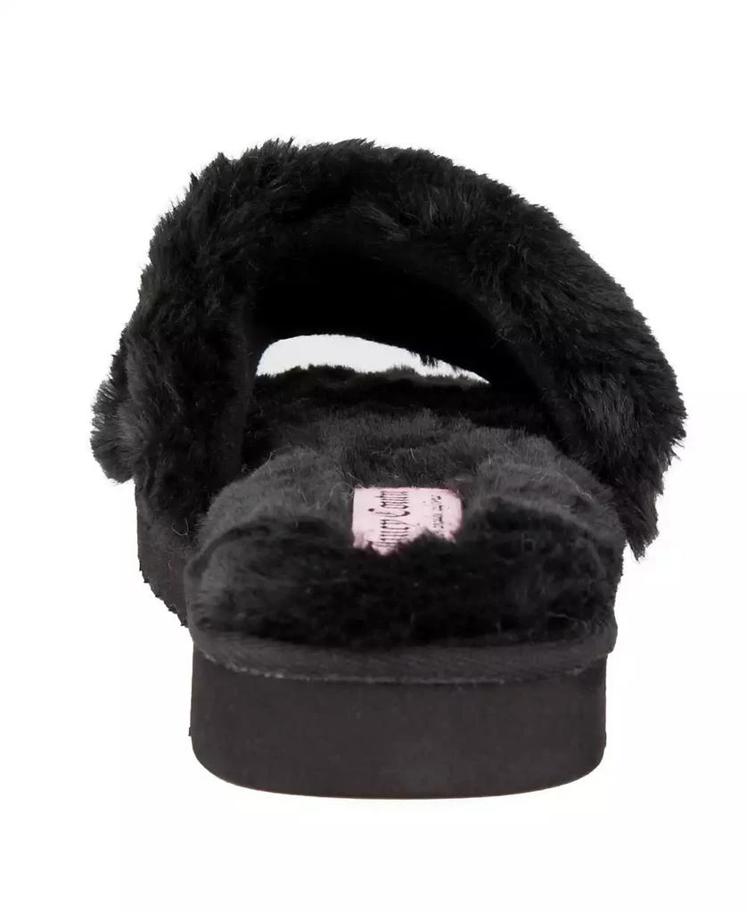 Juicy Couture Women's Halo Faux Fur Slip-On Slippers 3