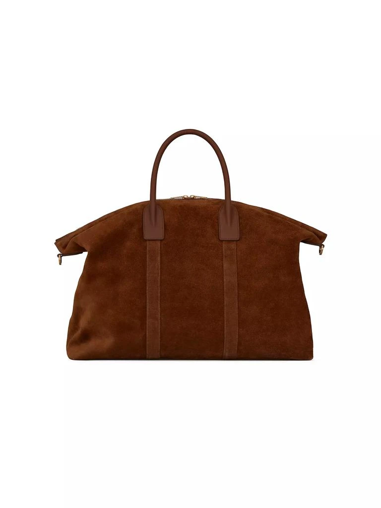 Yves Saint Laurent Giant Bowling Bag in Suede 4