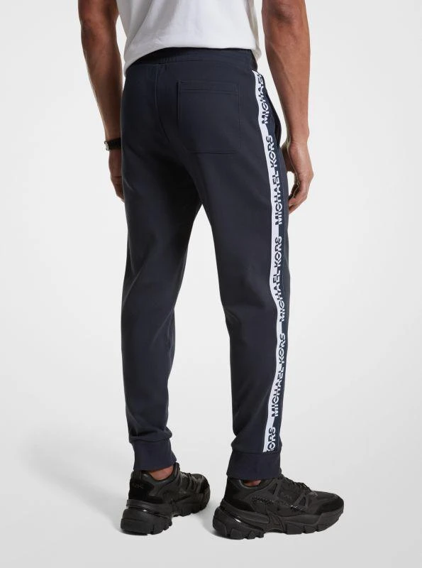 Michael Kors Logo Tape Cotton Blend Joggers 2